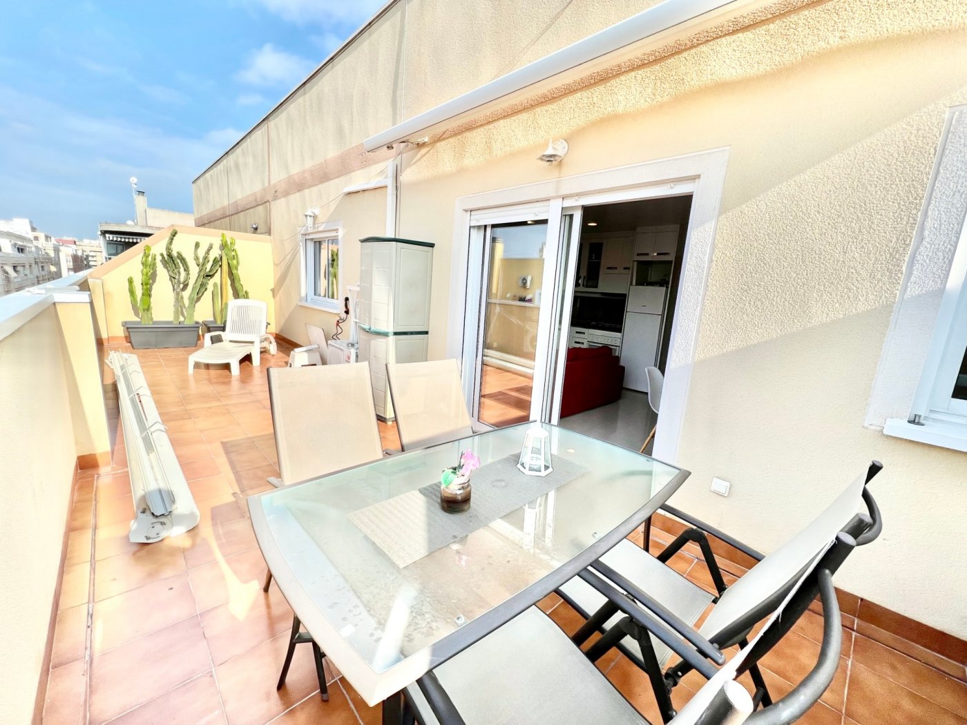 Living room in 2-bedroom penthouse, Centro, Torrevieja