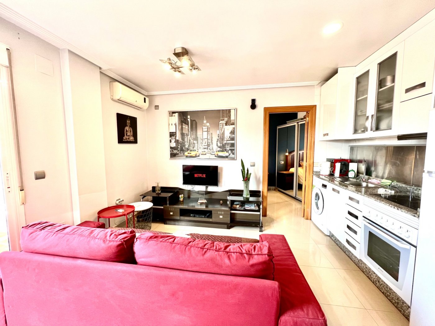 View from terrace of 4th-floor penthouse in Centro, Torrevieja