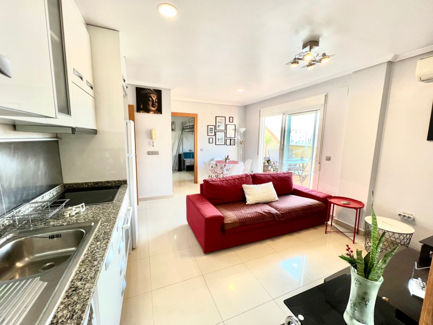 Terrace with barbecue area in penthouse, Centro, Torrevieja