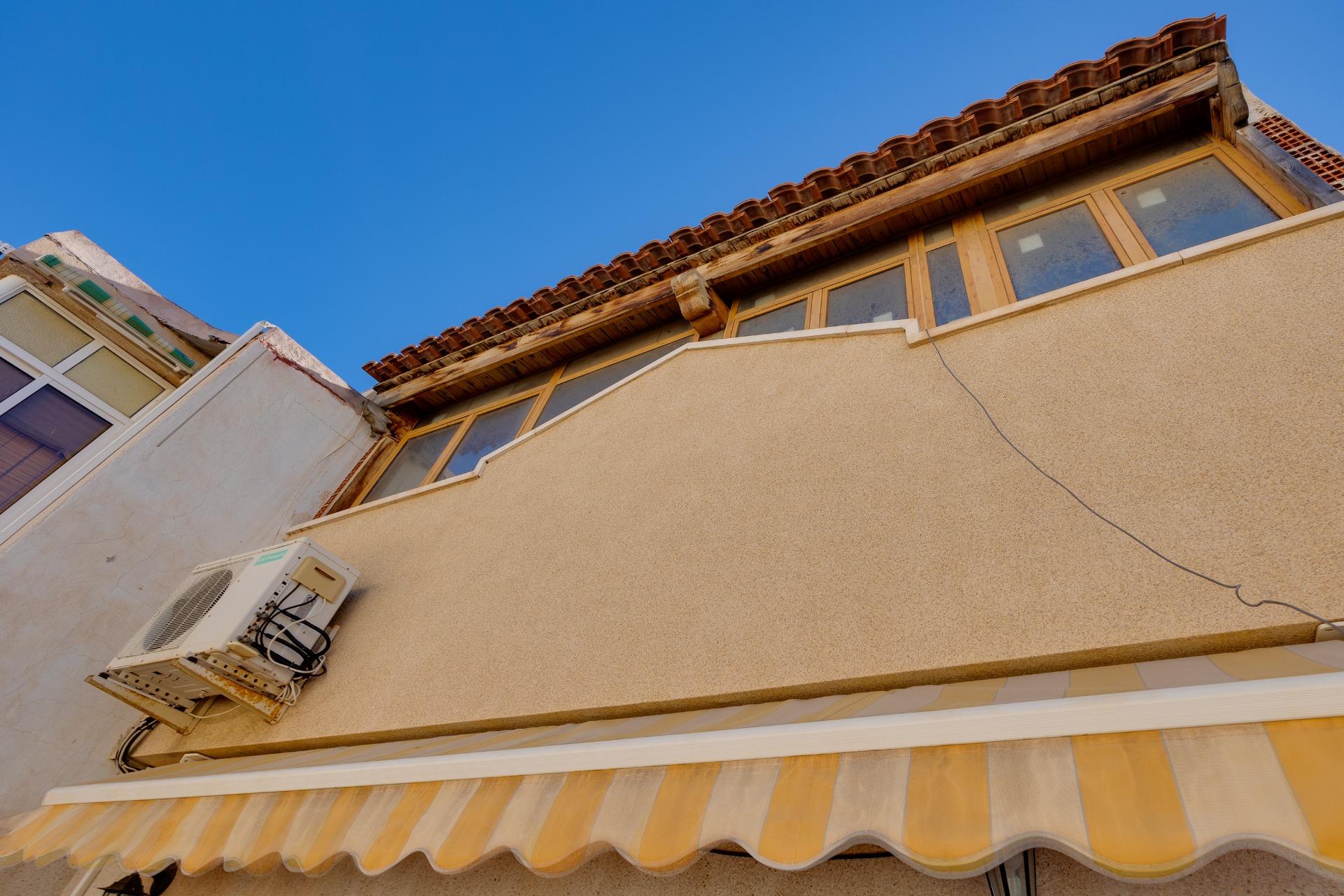 Kitchen worktop and appliances in penthouse, Playa del Cura