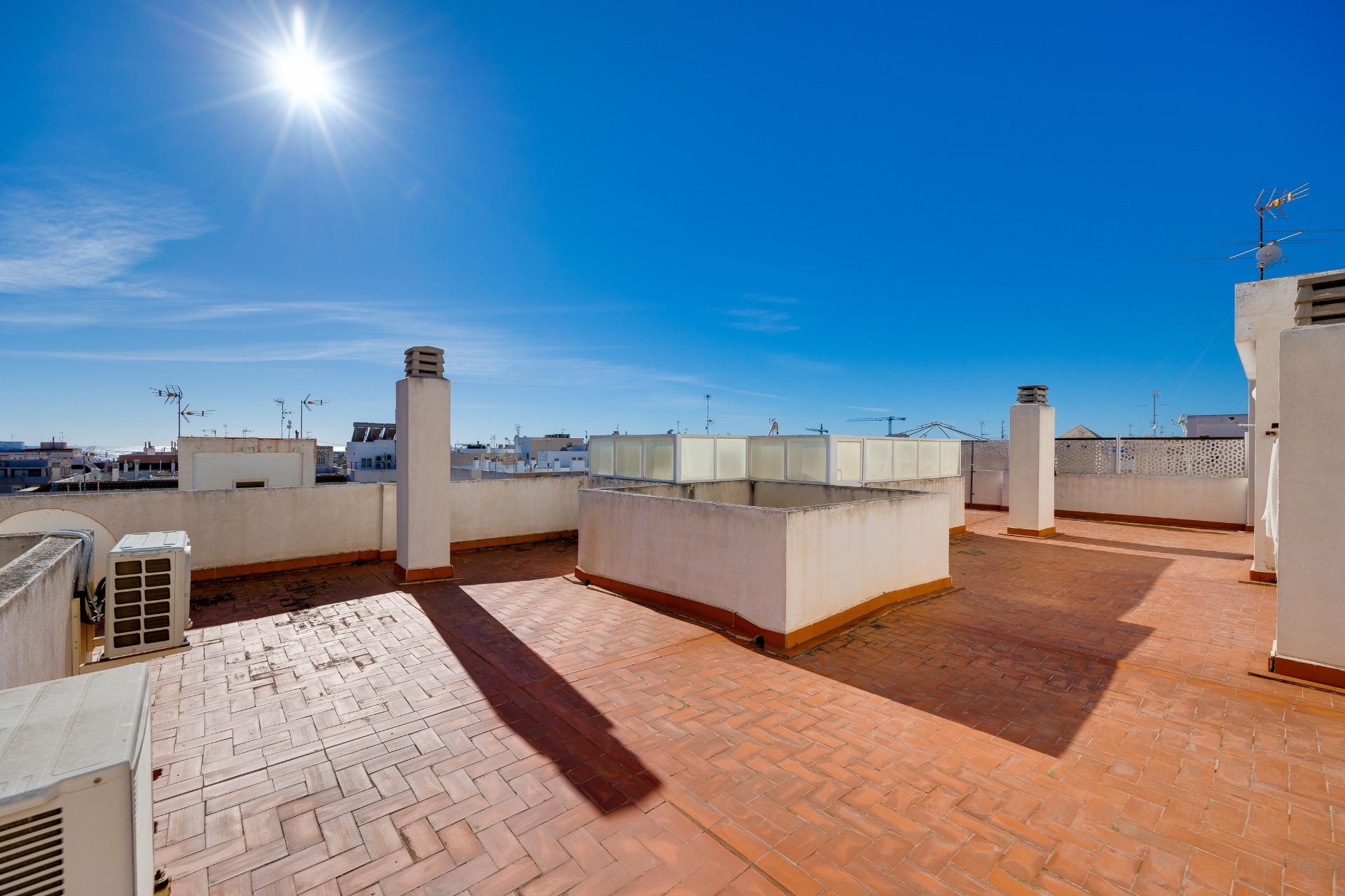 Pool surroundings in communal area, Playa del Cura