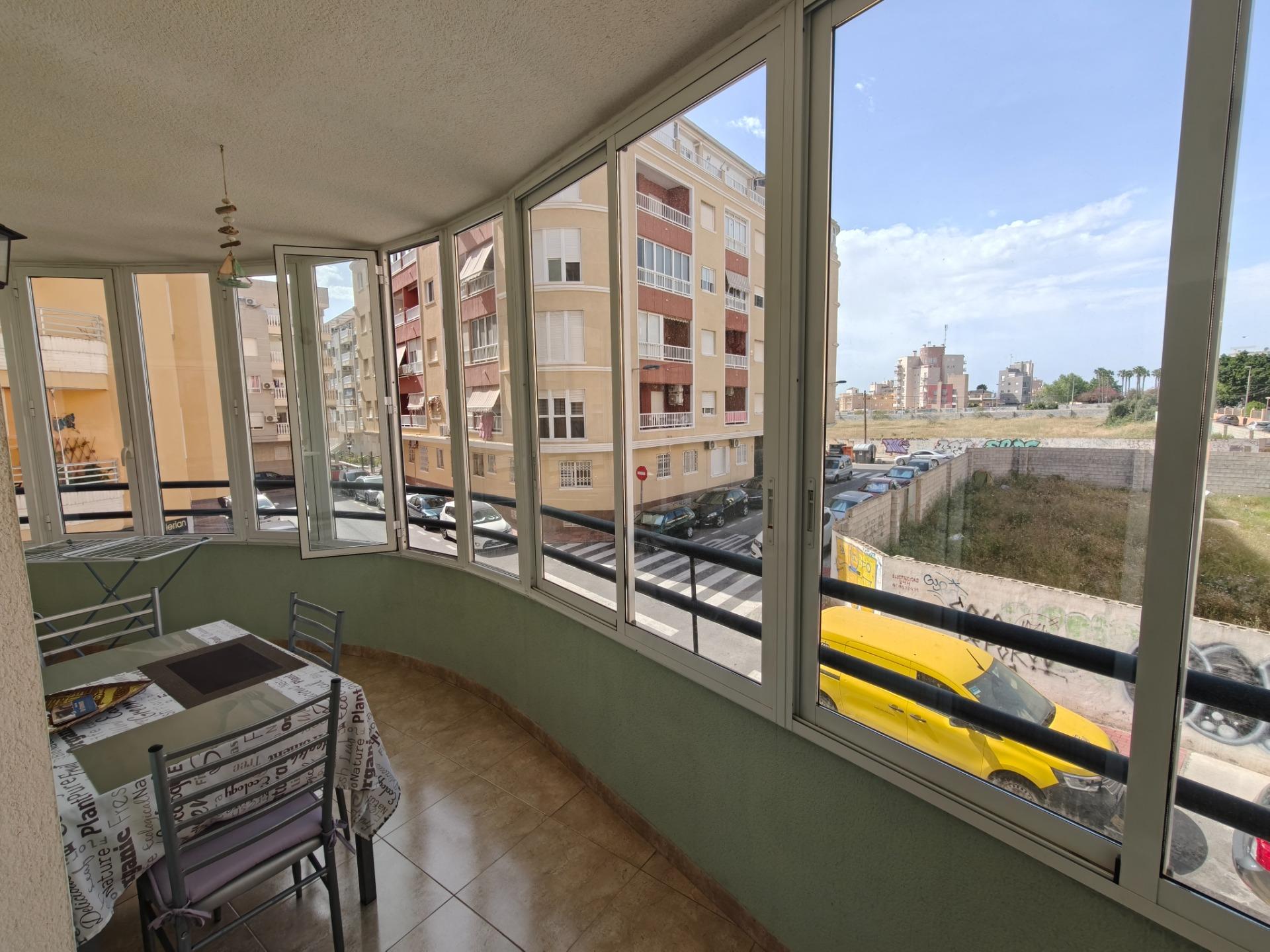 Living area in 2-bedroom apartment, Playa del Cura, Torrevieja